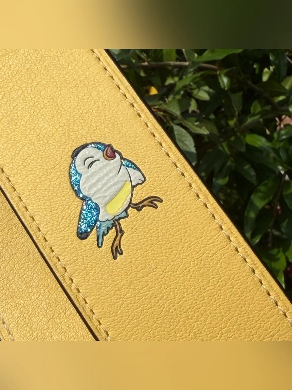 Disney X Coach Happy Strap 32800 – A Dark Fairy Tale – Yellow Leather